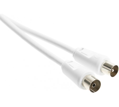 Кабель антенный Hama Coax (m)/Coax (f) 1.5м. белый (00205028) Кабель антенный Hama Coax (m)/Coax (f) 1.5м. белый (00205028)
