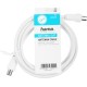 Кабель антенный Hama Coax (m)/Coax (f) 1.5м. белый (00205028)