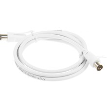 Кабель антенный Hama Coax (m)/Coax (f) 1.5м. белый (00205028)