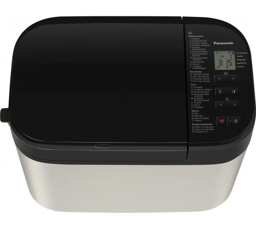 Хлебопечь Panasonic SD-YR2550STS 550Вт серебристый/черный Хлебопечь Panasonic SD-YR2550STS 550Вт серебристый/черный