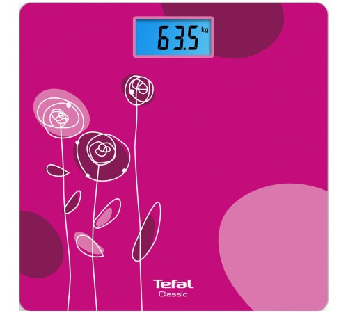 Весы напольные электронные Tefal PP1531V0 макс.160кг розовый/рисунок Весы напольные электронные Tefal PP1531V0 макс.160кг розовый/рисунок