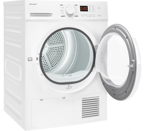 Сушильная машина Weissgauff WD 6148 D Heat Pump кл.энер.:A++ макс.загр.:8кг белый (429036) Сушильная машина Weissgauff WD 6148 D Heat Pump кл.энер.:A++ макс.загр.:8кг белый (429036)