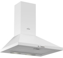 Вытяжка каминная Elikor Оптима 60П-400-П3Л белый управление: кнопочное (1 мотор)