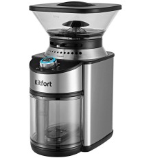 Кофемолка Kitfort КТ-770 150Вт сист.помол.:жернова вместим.:160гр нержавеющая сталь