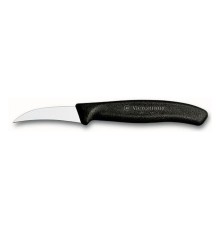 Нож кухонный Victorinox Swiss Classic (6.7503) стальной для чистки овощей и фруктов лезв.60мм прямая заточка черный
