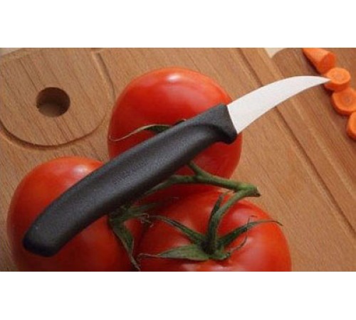Нож кухонный Victorinox Swiss Classic (6.7503) стальной для чистки овощей и фруктов лезв.60мм прямая заточка черный Нож кухонный Victorinox Swiss Classic (6.7503) стальной для чистки овощей и фруктов лезв.60мм прямая заточка черный