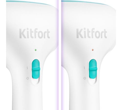 Отпариватель ручной Kitfort КТ-998-3 1000Вт бирюзовый/белый Отпариватель ручной Kitfort КТ-998-3 1000Вт бирюзовый/белый