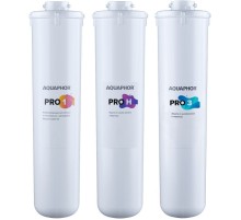 Комплект картриджей Аквафор Baby H Pro для проточных фильтров ресурс:8000л (упак.:3шт)