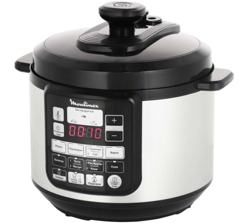 Мультиварка-скороварка Moulinex CE620D32 5л 1000Вт серебристый/черный