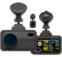 Видеорегистратор TrendVision TDR-721S EVO PRO черный 5Mpix 1296x2304 1296p 170гр. GPS NTK96675