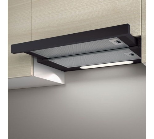 Вытяжка встраиваемая Elica Elite 14 Lux BL/A/60 черный управление: кнопочное (1 мотор)