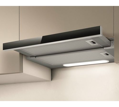 Вытяжка встраиваемая Elica Elite 14 Lux GRVT/A/60 черный/нержавеющая сталь управление: кнопочное (1 мотор)