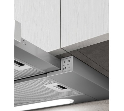 Вытяжка встраиваемая Elica Elite 14 Lux GRVT/A/60 черный/нержавеющая сталь управление: кнопочное (1 мотор)