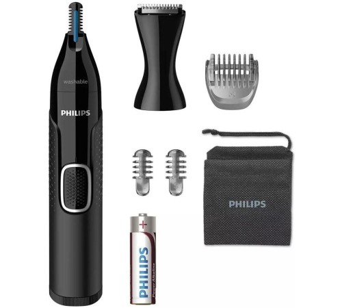 Триммер Philips NT5650/16 черный (насадок в компл:4шт) Триммер Philips NT5650/16 черный (насадок в компл:4шт)
