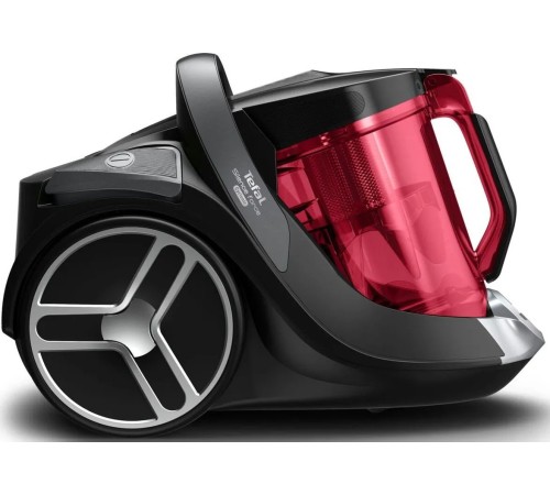 Пылесос Tefal Silence Force Cyclonic TW7233EA 550Вт красный/серый