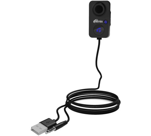 Автомобильный FM-модулятор Ritmix BTR-100 черный BT (80001126) Автомобильный FM-модулятор Ritmix BTR-100 черный BT (80001126)