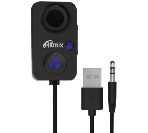 Автомобильный FM-модулятор Ritmix BTR-100 черный BT (80001126) Автомобильный FM-модулятор Ritmix BTR-100 черный BT (80001126)