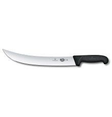Нож кухонный Victorinox Fibrox (5.7303.31) стальной для стейка лезв.310мм прямая заточка черный