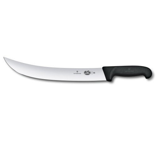Нож кухонный Victorinox Fibrox (5.7303.31) стальной для стейка лезв.310мм прямая заточка черный Нож кухонный Victorinox Fibrox (5.7303.31) стальной для стейка лезв.310мм прямая заточка черный