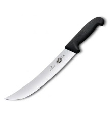 Нож кухонный Victorinox Fibrox (5.7303.36) стальной для стейка лезв.360мм прямая заточка черный