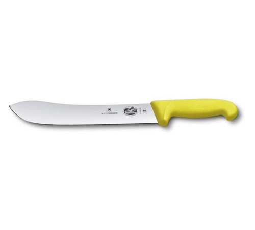 Нож Victorinox Fibrox (5.7408.25) стальной для забоя/разделки лезв.250мм прямая заточка желтый Нож Victorinox Fibrox (5.7408.25) стальной для забоя/разделки лезв.250мм прямая заточка желтый
