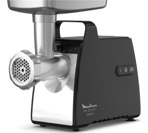 Мясорубка Moulinex ME558810 2200Вт черный/серый