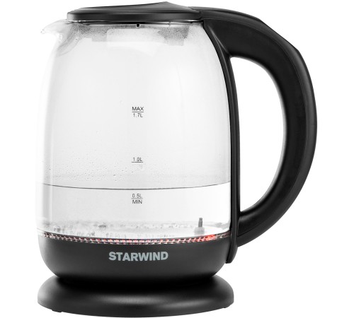 Чайник электрический Starwind SKS4517 1.7л. 2200Вт черный корпус: стекло/пластик Чайник электрический Starwind SKS4517 1.7л. 2200Вт черный корпус: стекло/пластик