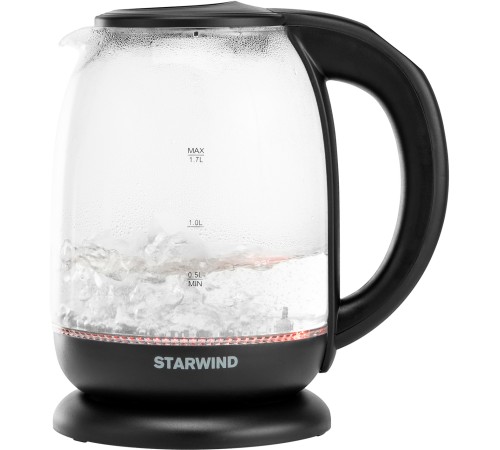 Чайник электрический Starwind SKS4517 1.7л. 2200Вт черный корпус: стекло/пластик Чайник электрический Starwind SKS4517 1.7л. 2200Вт черный корпус: стекло/пластик
