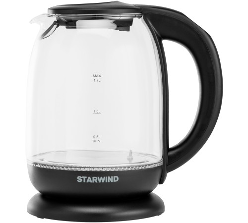 Чайник электрический Starwind SKS4517 1.7л. 2200Вт черный корпус: стекло/пластик Чайник электрический Starwind SKS4517 1.7л. 2200Вт черный корпус: стекло/пластик
