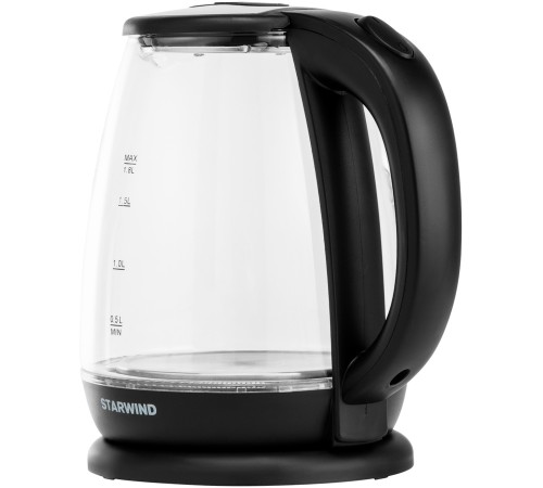 Чайник электрический Starwind SKS4517 1.7л. 2200Вт черный корпус: стекло/пластик Чайник электрический Starwind SKS4517 1.7л. 2200Вт черный корпус: стекло/пластик