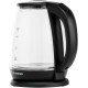 Чайник электрический Starwind SKS4517 1.7л. 2200Вт черный корпус: стекло/пластик