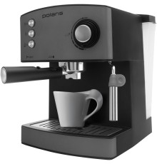 Кофеварка рожковая Polaris Adore Crema PCM 1527E 850Вт серый/черный