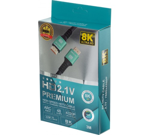 Кабель соединительный аудио-видео Premier 12392 HDMI (m)/HDMI (m) 3м. позолоч.конт. черный (012392) Кабель соединительный аудио-видео Premier 12392 HDMI (m)/HDMI (m) 3м. позолоч.конт. черный (012392)