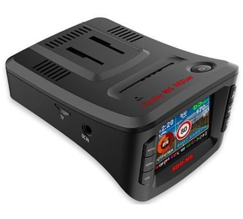 Видеорегистратор с радар-детектором Sho-Me Combo 5 Mstar GPS ГЛОНАСС черный Видеорегистратор с радар-детектором Sho-Me Combo 5 Mstar GPS ГЛОНАСС черный