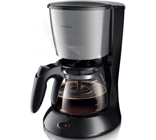 Кофеварка капельная Philips HD7462/20 1000Вт черный/серебристый