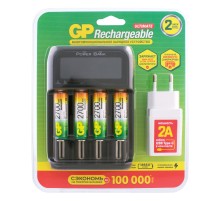 Аккумулятор + зарядное устройство GP PowerBank 270AAHCMHSPBA-2CR4 AA NiMH 2700mAh (4шт) блистер