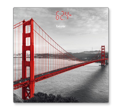 Весы напольные электронные Beurer GS215 San Francisco макс.180кг рисунок Весы напольные электронные Beurer GS215 San Francisco макс.180кг рисунок
