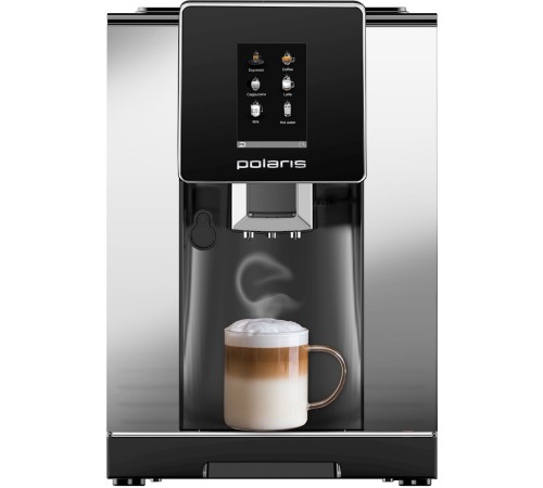 Кофемашина Polaris PACM 2060AC 1500Вт черный/серебристый