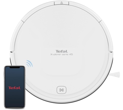Пылесос-робот Tefal X-Plorer Serie 45 RG8227WH белый