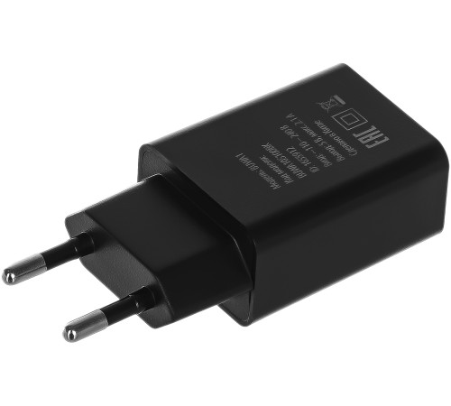 Сетевое зар./устр. Buro BUWA1 10.5W 2.1A USB-A черный (BUWA10S100BK)