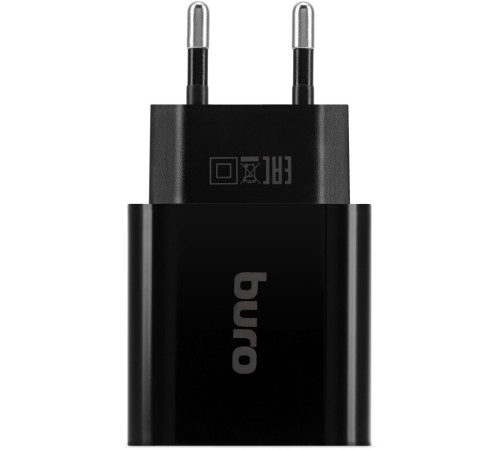 Сетевое зар./устр. Buro BUWD1 20W 3A (PD+QC) USB-C/USB-A универсальное черный (BUWD18P110BK) Сетевое зар./устр. Buro BUWD1 20W 3A (PD+QC) USB-C/USB-A универсальное черный (BUWD18P110BK)