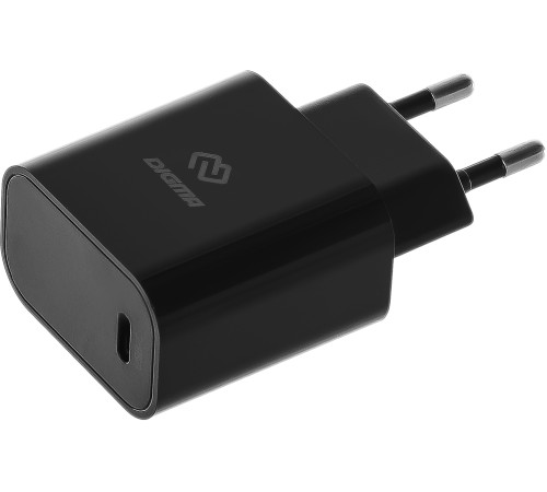 Сетевое зар./устр. Digma DGW2C 20W 3A (PD) USB-C универсальное черный (DGW2C0F010BK) Сетевое зар./устр. Digma DGW2C 20W 3A (PD) USB-C универсальное черный (DGW2C0F010BK)