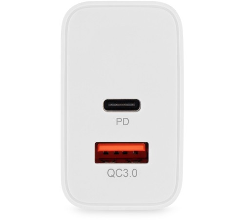 Сетевое зар./устр. Digma DGW3D 30W 3A (PD+QC) USB-C/USB-A универсальное белый (DGW3D0F110WH) Сетевое зар./устр. Digma DGW3D 30W 3A (PD+QC) USB-C/USB-A универсальное белый (DGW3D0F110WH)