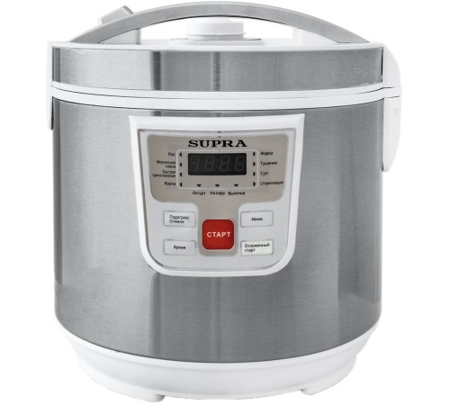 Мультиварка Supra MCS-4115 5л 900Вт серебристый/белый Мультиварка Supra MCS-4115 5л 900Вт серебристый/белый