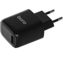 Сетевое зар./устр. Buro BUWG1 18W 3A (QC) USB-A универсальное черный (BUWG18P100BK)