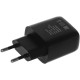 Сетевое зар./устр. Buro BUWG1 18W 3A (QC) USB-A универсальное черный (BUWG18P100BK)