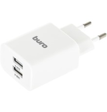 Сетевое зар./устр. Buro BUWE1 10.5W 2.1A 2xUSB универсальное белый (BUWE10S200WH)