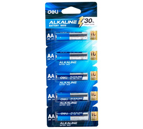 Батарея Deli E18510 AA блистер Батарея Deli E18510 AA блистер