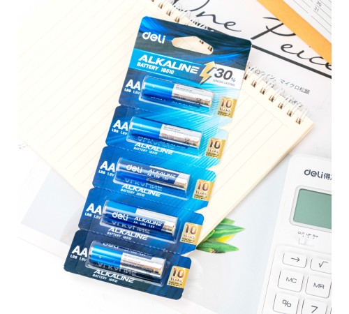 Батарея Deli E18510 AA блистер Батарея Deli E18510 AA блистер
