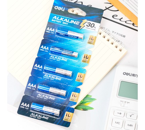 Батарея Deli E18511 AAA блистер Батарея Deli E18511 AAA блистер